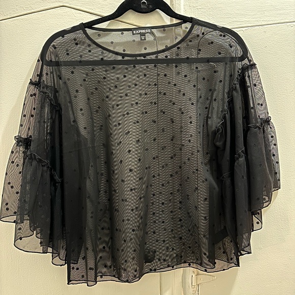 Sheer polka dot top - Picture 1 of 4